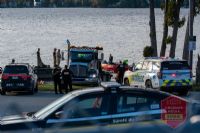 Véhicule dans le lac Brompton : la conductrice succombe à ses blessures